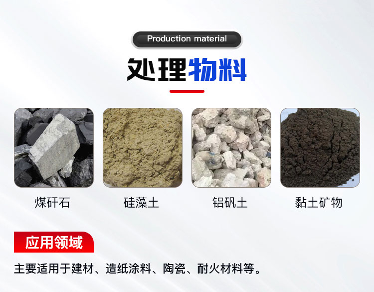 高岭土窑适合物料