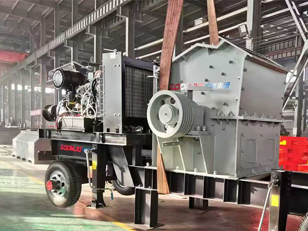 两台移动细碎机发往几内亚